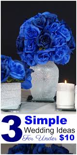 3 Royal Blue Wedding Or Quincenera Centerpiece Ideas For Under 10 Wedding Centerpieces Diy Wedding Decorations On A Budget Wedding Centerpieces Diy Blue
