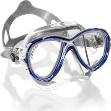 Cressi Eyes Evolution Crystal Silicone Scuba Diving Mask Scuba Diving Mask Glasses For Your Face Shape Crystals