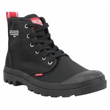 Livraison à domicile ou en retrait magasin ! Palladium Pampa Hi Dare Toile Noir Femme Homme Fanny Chaussures