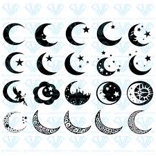 Flaticon, the largest database of free vector icons. Moon Bundle Svg Files For Silhouette Files For Cricut Svg Dxf Eps Png Instant Download Moon Tattoo Cresent Moon Drawing Moon Star Tattoo