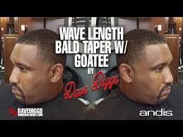 Wave Length Bald Taper w/ Beard Goatee 2018 by Dave Diggs
