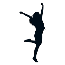 Happy Woman Jumping Silhouette Happy Silhouette Ad Affiliate Paid Woman Happy Silhouette Happy Logo Silhouette Silhouette Vintage Circus Posters