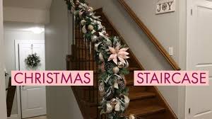 When it comes to decorating your home for christmas, it's hard to imagine a decked out house that doesn't include a beautiful staircase display. Diy Christmas Garland For Banister How To Decorate Christmas Staircase Youtube