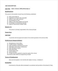 Accounting clerk job description, free pdf sample: 13 Office Clerk Job Descriptions Pdf Doc Free Premium Templates