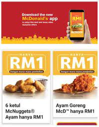 By atalaposted on may 15, 2021. Jangan Lupa Redeem Ayam Goreng Mcd Atau 6 Ketul Chicken Mcnuggets Harga Rm1 Weh