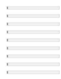 Blank Bass Tab The Musician In 2019 Bass Guitar Notes