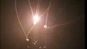 Video that showed israel's iron dome system intercepting rockets as they plunged towards the city of ashkelon has been viewed more than 1 million times. Flashes Light Up Night Sky As Rockets From Gaza Are Intercepted By Israel S Iron Dome System Video Rt World News