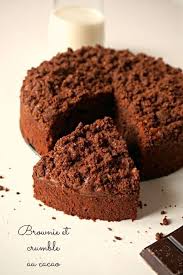 Brownie Aux Pepites De Chocolat Crumble Cacao Pepite Chocolat Bon Gateau Gateau Chocolat Leger