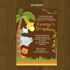 These themes work for everything from a cute first birthday to an Jungle Birthday Invitations Safari Zoo Jungle Or Wild Animals Printable Birthday Invitation High Zoo Birthday Party Safari Birthday Jungle Birthday Party