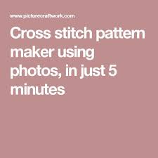 • iphone • ipad • ipod touch it's fun and simple! Cross Stitch Pattern Maker Using Photos In Just 5 Minutes Gonna Try It Eventually Cross Stitch Maker Cross Stitch Software Cross Stitch Pattern Maker