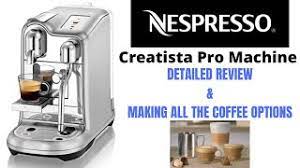 Coffee machine nespresso reviews creatista pro vs creatista. Nespresso Creatista Pro Review Making All The Coffees Youtube