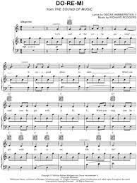 Do Re Mi Mn0104323 Sheet Music Sound Of Music Music Chords
