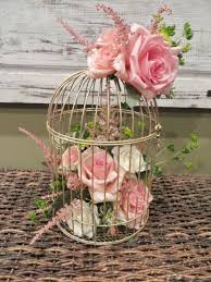 Pink Birdcage Centerpiece Bellafiorinj Com Bird Cage Decor Bird Cage Centerpiece Bird Cage