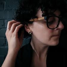 yugenhandmadeco Clearance Night Witch Stud Earrings