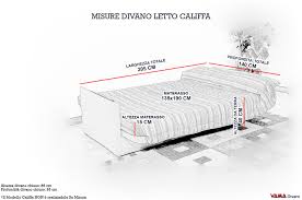 Materasso pieghevole per divano con unità garage. Dimensioni Divano Letto Matrimoniale
