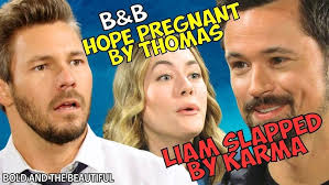 Bold and the Beautiful: Hope Pregnant by Thomas? Harsh Karma for Cheater  Liam! #boldandbeautiful