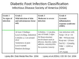 Image result for IDSA Diabetic Foot Wound Classification