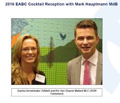 Add a bio, trivia, and more. Sydney Eabc Cocktail Reception With Mr Mark Hauptmann Mdb Member Of The German Bundestag May 2016