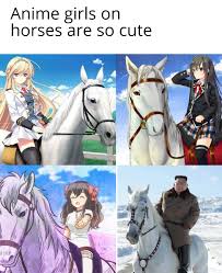 Searched Up Anime Girls On Horses On Duckduckgo Didn T Like What I Found R Dankmemes Know Your Meme