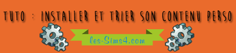 Click the sims 4 icon on your desktop, start menu, or applications folder. Tuto Installer Et Trier Son Contenu Personnalise Sims4fr Communaute Sur Les Sims