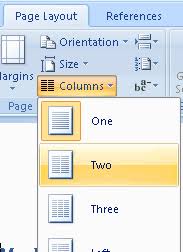 How to customize paper size? Word 2016 2013 Divide Page Into Columns Technipages