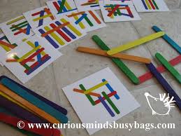 Problem Solving Pattern Matching Busy Bag With Popsicle Etsy Montessori Activities Preschool Activities Business For Kids