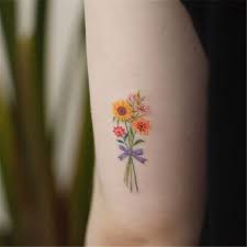 20 Colorful Flower Tattoos Design Chic Better Colorful Flower Tattoo Flower Tattoo Designs Tattoos
