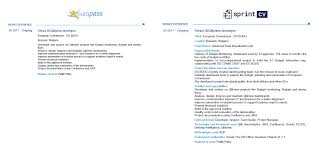 How to create a student europass cv? How To Write An Amazing Europass Cv Template In It Sprint Cv Blog