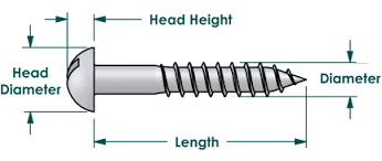 wood screws slotted round head zinc plated steel 6 x 3 8