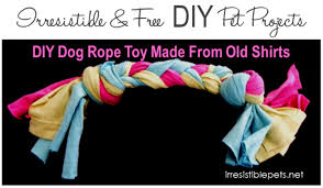 I find it helpful to tape the braid down onto a table or put it between your knees. Irresistible And Free Diy Pet Projects Diy Dog Rope Toy Irresistible Pets