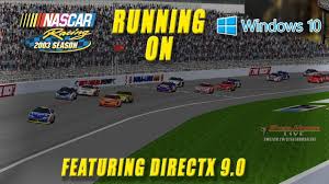 As with most racing games, the player is offered both arcade and simulation. Nascar Racing 2003 Season On Windows 10 Feat Directx 9 All In One Tutorial Youtube