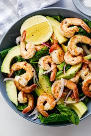 This easy marinated shrimp salad is full of fresh flavor! Easy Lemon Shrimp Salad Simply Delicious