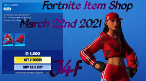 Leave this tool up and watch our countdown to the daily fortnite shop update! Fortnite Item Shop Ruby Skin Is Back March 22nd 2021 Fortnite Battle Royal Youtube