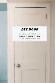 Diy Shaker Style Door Everything You Need To Know To Build Hang And Trim Diy Door Building A Door Diy Interior Doors