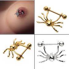 New Spider Fangs Nipple Ring Stainless Steel Jewellery Body - Etsy