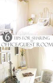 You'll want something that, when work is done and guests are installed, won't look out of. Ars Longa Vita Brevis Sweetestesthome 6 Tips For Sharing An Office Guest Bedroom Home Office Small Guest Bedroom Guest Room Office