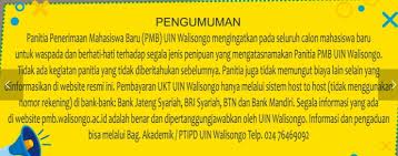 Check spelling or type a new query. Pengumuman Hasil Seleksi Um Ptkin Uin Walisongo 2021