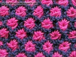 Aster Flower Knitting Stitch Knitting Stitches Knit Stitch Patterns Crochet Knit Stitches
