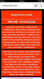 Madhur Bazar Satta Matka Madhur Bazar Satta Batta Madhur