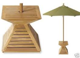 Grade A Teak Wood Umbrella Stand Cover Umbrella Base Outdoor Garden Patio New Patio Umbrella Patio Umbrella Stand Patio