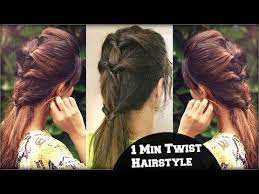 1 Min Everyday Quick Easy Twist Ponytail Hairstyle For School College Work Kriti Sanon Inspired You Easy Hairstyles Easy Work Hairstyles Fast Hairstyles