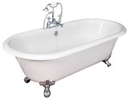 Looking for a good deal on feet bathtub? In Stock 67 Cast Iron Double Ended Clawfoot Tub Victorian Bathtubs By Luxury Bath Collection Houzz