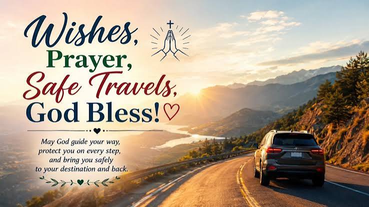 Wishes Prayer Safe Travels God Bless: 100 Heartfelt Travel Messages -  BlessingDesk