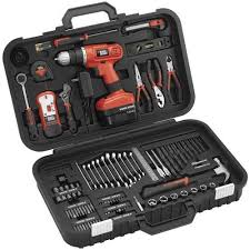 Black And Decker Tool Boxes Black Decker Ps14pkr 14 4v Cordless 133 Piece Project Kit Power Tools