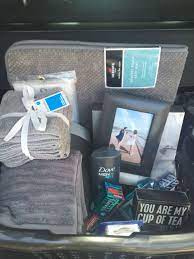 Boyfriend S Moving Out New Apartment Care Package Laundry Basket Filled With Bathroom Dec Apartment Decorating For Couples Apartment Gift First Apartment Gift