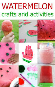 Fun Watermelon Activities Coffee Cups And Crayons Watermelon Activities Watermelon Crafts Summer Fun For Kids