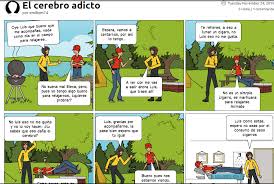Emilio Adiel Mena Narvaez: Comic "El Cerebro Adicto"