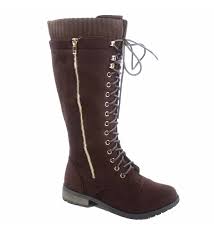 Leather the accuweather shop is bringing you great deals on lots of fendi women's boots including logo knit leather co.readmore mbat boots brown. Mango 92 Women S Round Toe Low Heel Mid Calf Knit Trim Combat Boots Shoes Brown Ck1887n99yi