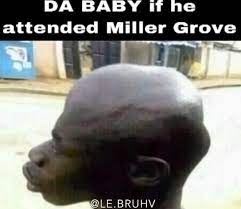 It is used to exaggerate simple things by saying they could only happen in miller grove which makes the conversation/meme more funny. Only At Miller Grove Millergrove