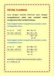 Maybe you would like to learn more about one of these? 4 Cara Untuk Menyelesaikan Sistem Persamaan Linear Dua Variabel Spldv